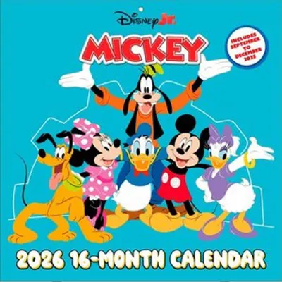Produktbild von Pyramid - MICKEY & MINNIE MOUSE 2026 - Broschürenkalender 30×30 cm mit Disney-Klassikern - Wandkalender für Kinder & Familien