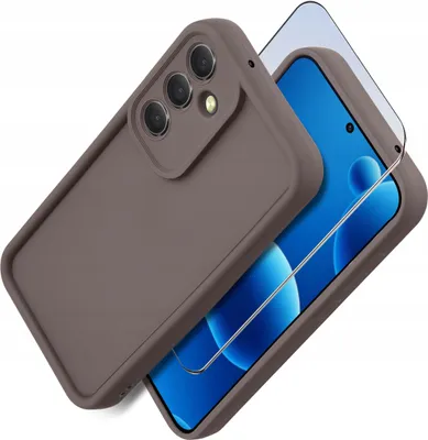 Image de Étui en silicone MAT pour Samsung M55 5G + Film de protection pour écran