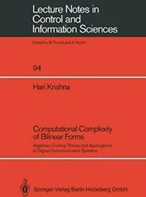 Produktbild von Computational Complexity of Bilinear Forms