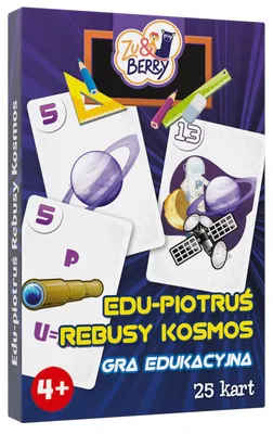 Produktbild von Spielkarten „Piotruś Kosmos“ – Rätsel für Kinder von Muduko