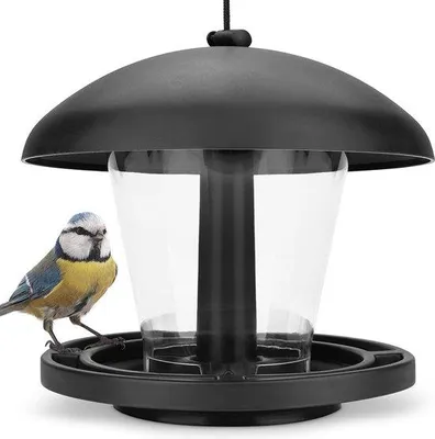Produktbild von Vogelbad mit Vogelvoederstation und Wasserskala für Gartendekoration