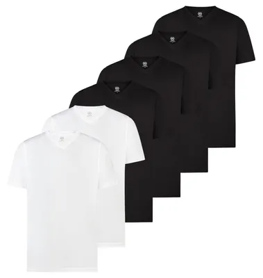 Produktbild von LERROS 6er Pack Basic T-Shirt Reine Baumwolle, Pflegeleicht  und atmungsaktiv, Normale Passform