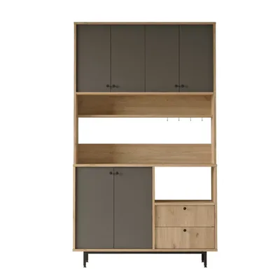 Image de Skye Decor, RE7-SA, Armoires, Armoire multifonctionnelle, Chêne, 120 x 205 x 35,5 cm