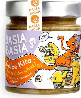 Image de Alpes BasiaBasia Sweet Kita Walnusscreme Noix de cajou Datteln 200 g