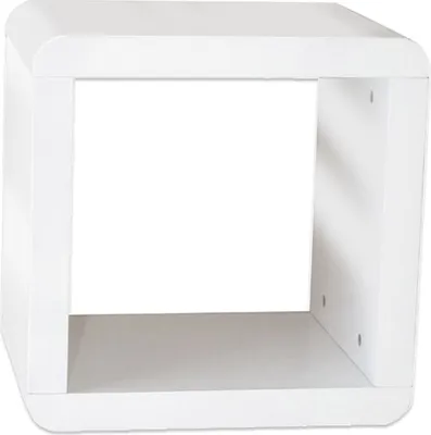 Produktbild von Phoenix Prana 1x1 Würfel hochglanz abgerunde BxHxT cm 42.7 x 42.7 x 35 Weiss hochglanz