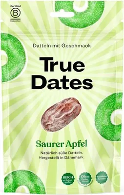 Zdjęcie produktu dla True Gum TDSA100, 330 kcal, 1396 kJ, 2,3 g, 2,4 g, 67 g, 0,02 g