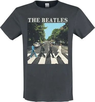 Produktbild von The Beatles T-Shirt Herren Amplified Collection - Abbey Road charcoal 3XL