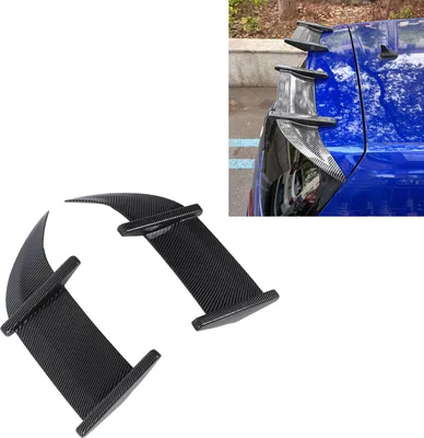 Produktbild von 2 Stück Heckspoiler im AK-Stil erhöhen den Abtrieb verbessern die Fahrstabilität für MK7 7.5 GTD R 2013 bis 2019, Kohlefaser
