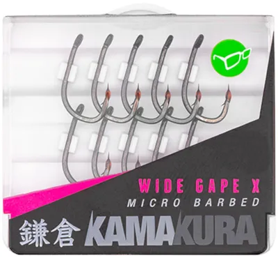 Produktbild von Korda Kamakura Wide Gape X Hooks - 10 Karpfenhaken, Größe:4