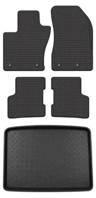 Obrázek produktu pro Gumové autokoberce SolidTread + vana kufru pro: Fiat 500X 2014-2018 SUV 5 ks