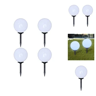 Immagine prodotto di vidaXL Luci per sentieri 4 pz. LED 30 cm con picchetto a terra - Illuminazione esterna