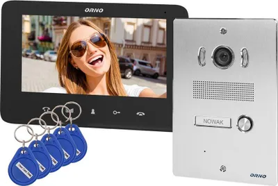 Produktbild von Einfamilien-Videosprechanlage INDI P OR-VID-VP-1070/B schwarz