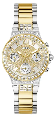 Immagine prodotto di Guess orologio da donna orologio da polso multifunzione MOONLIGHT GW0320L7 acciaio inossidabile bicolore