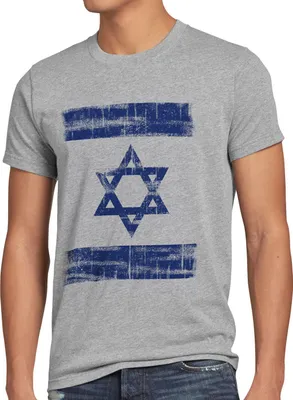 Produktbild von Israel Vintage Flagge Herren T-Shirt David Stern