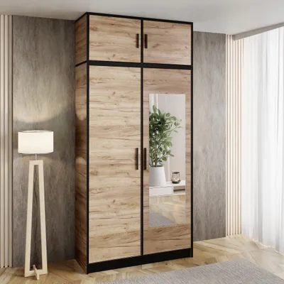 Produktbild von Aufsatzschrank ROJ N2D, 8x205x39, 2 Farben, Weiß. Variante: Farbe Weiß, Größe 8x205x39