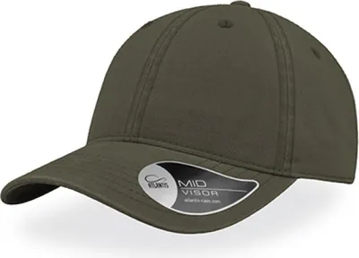 Produktbild von Atlantis GROV | Groovy Cap, 6-Panel-Cap , 100 % Baumwollsegeltuch - Farbe: Olive - Größe: One Size