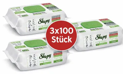 Produktbild von Sleepy Easy Clean Ananas 3x100
