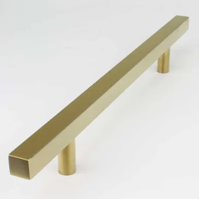 Produktbild von Handgriffshop Sven Möbelgriff Schwarz 128 mm Küchengriff Schrankgriff Schubladengriff Möbelbeschlag Lochabstand 128mm Griff Schwarz-Matt
