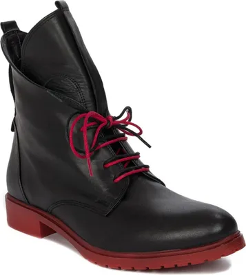 Produktbild von Damen Schuhe Naturleder Schwarz Fleece gefüttert 3,5 cm Absatz 2 cm Sohle vorne Modell 41C0406