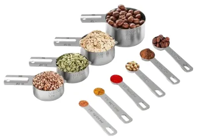 Immagine prodotto di Misurini in acciaio inossidabile con cucchiaini per la cucina