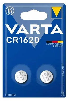 Image de Bte10.2xblist.cr1620.3v.lithium. - Varta