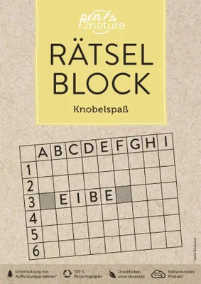 Produktbild von Rätselblock Knobelspaß. Block mit über 130 kniffligen Rätseln in Farbe