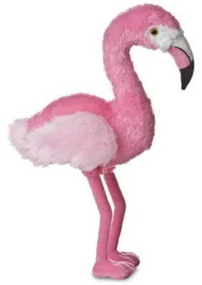 Image de Peluche geante : flamant rose 1m20 - grande peluche 120cm