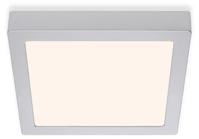 Produktbild von LED Aufbauleuchte Deckenlampe 16,5 W Quadratisch Chrom-Matt Briloner