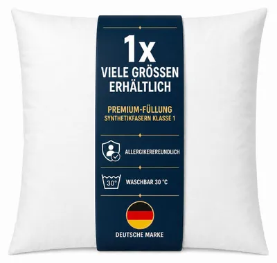 Image de Coussin de remplissage - Inlet avec plumes / remplissage polyester 40 x 40 cm Polyester - remplissage premium