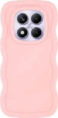 Productafbeelding van Hoesje voor Xiaomi Redmi Note 14 4G - Achterkant Phonesta Wavy, siliconen - Roze