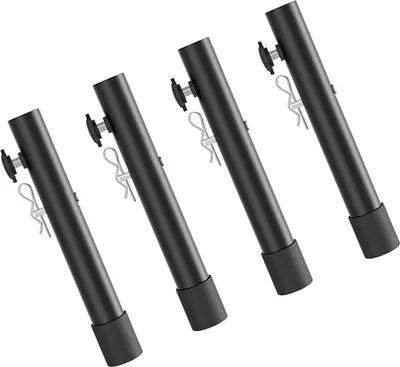 Obrázek produktu pro 4Pcs skládací stůl stoupačky Extenders z nerezové oceli Counter Height Leg Extensions Typ A 17.3in (44cm)