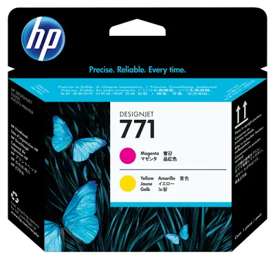 Produktbild von HP 771 DesignJet Druckkopf Magenta/Gelb CE018A für Z6200-Serie