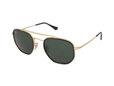 Produktbild von Ray-Ban MARSHAL II, Erwachsener, Uni, Hexagonal, Schildkröte, Gold, Nicht-polarisierte Linse, Edelstahl
