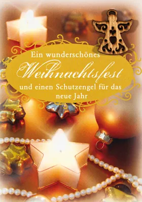 Produktbild von Weihnachten Glückwunschkarte im Format 115 x 17cm mit Umschlag