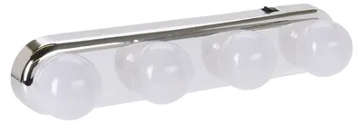 Produktbild von Spiegelleuchten 4 LED mit Saugnäpfen 30,5 cm