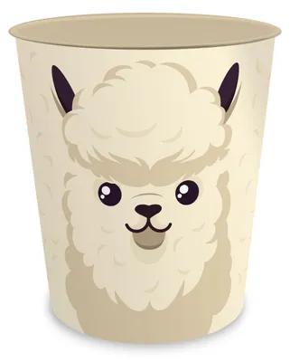 Productafbeelding van Omgoods - Kinderafvalemmer met Dierenmotief in Kawaii Stijl