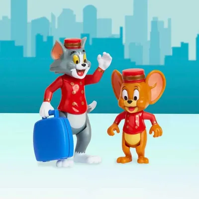 Obrázok produktu pre Tom a Jerry – sada figúrok Hotel Bellhops 6,5–8,5 cm