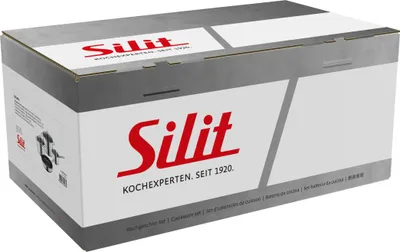 Zdjęcie produktu dla Silit Alicante 4części zestaw garnków indukcyjnych pokrywka stal nierdzewna
