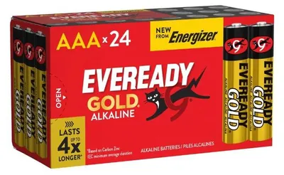 Obrázek produktu pro Baterie Eveready Gold from Energizer AAA - 24 ks