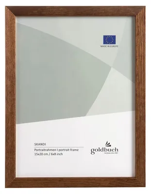 Fotolijst Skandi 15x20 cm, Holzrahmen, braun, 1 Stück