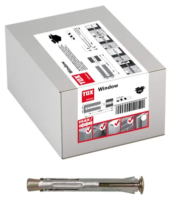 Produktbild von TOX Metall-Rahmendübel Window 10 x 132 mm, 100 Stück, 02710115