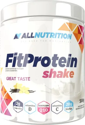 Immagine prodotto di AllNutrition | FitProtein Shake | Proteine del siero del latte con collagene Vanilia