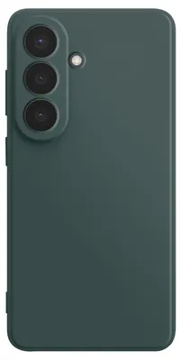 Immagine prodotto di Avizar, custodia in silicone Soft Touch per Galaxy S26, morbida e antiscivolo, verde abete
