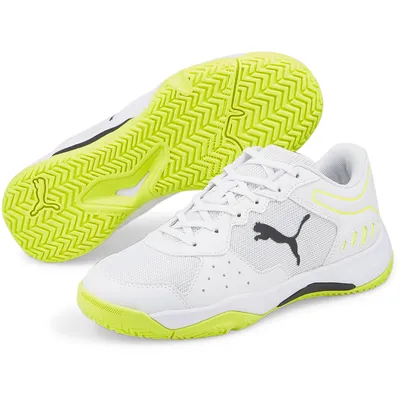 Produktbild von PUMA Solarsmash RCT Hallenschuhe Kinder puma white/puma black/yellow alert 28