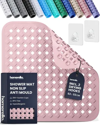 Obrázok produktu pre Protisklzová podložka pod sprchu, 53x53 cm, 100% bez BPA