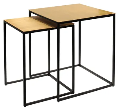 Zdjęcie produktu dla Kaheku Beistelltisch Burnham 2er Set eckig 939004698