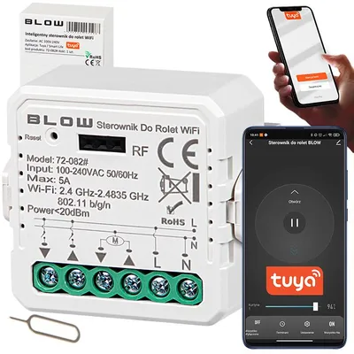 Immagine prodotto di Telecomando intelligente per tapparelle BLOW 72-082, WiFi TUYA