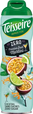 Produktbild von Teisseire Getränke-Sirup Passion Fruit Martini Maracuja 0% 600ml (1er Pack)