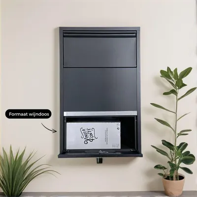 Productafbeelding van ParcelXL® - Pakketbrievenbus - Pakketbox - HomeBox - Antraciet