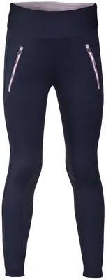 Immagine prodotto di Ekkia RIDING WORLD, leggings da equitazione per bambini, modello Raphaelle, colore blu, taglie per bambini: 152 (12 anni)